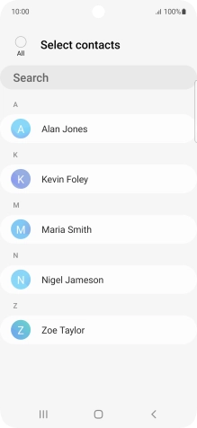 Press the field above 