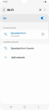 Press the Home key to return to the home screen.