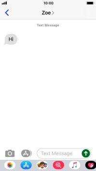 Press the Home key to return to the home screen.