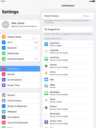 Press Show Previews.