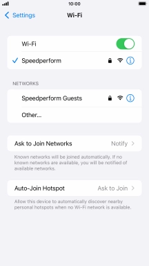 Press the Home key to return to the home screen.