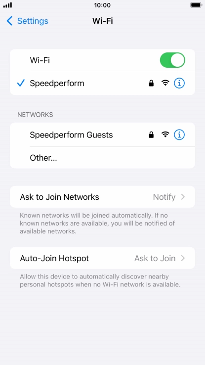 Press the Home key to return to the home screen.