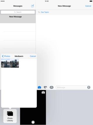 Press the required picture. Press the required picture.