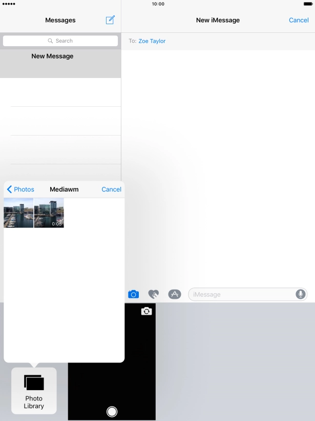 Press the required picture. Press the required picture.