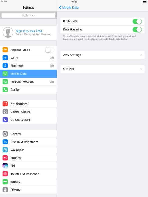 Press the Home key to return to the home screen.