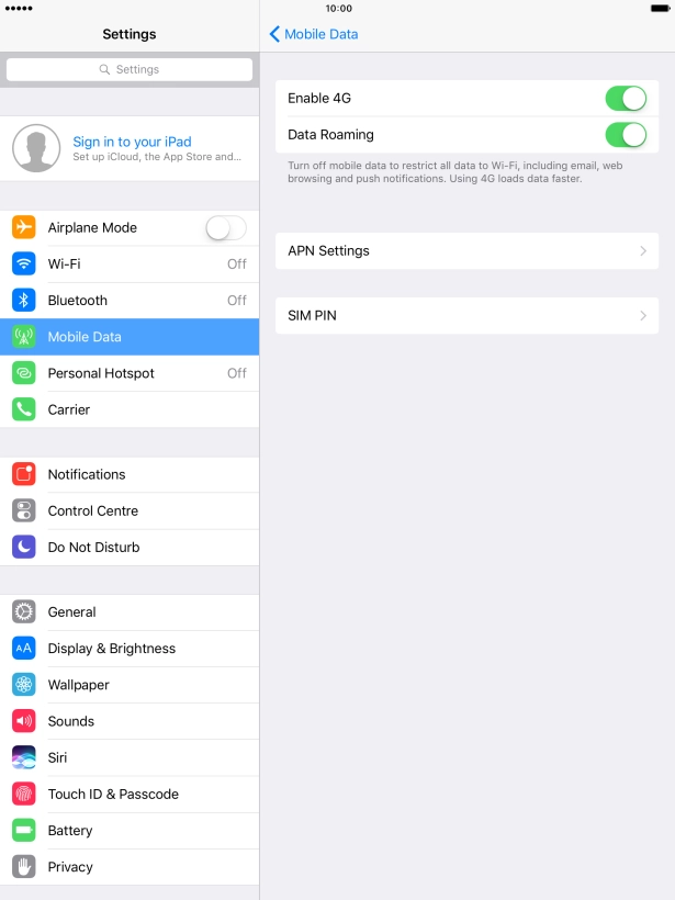 Press the Home key to return to the home screen.