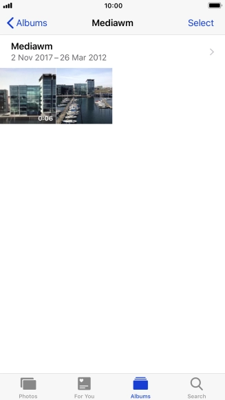 Hard press and hold the required picture until a pop-up menu is displayed.