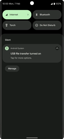 Press Tap for more options.