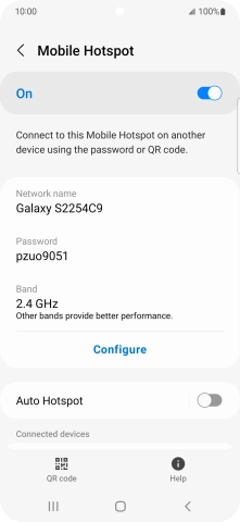 Press the Home key to return to the home screen.