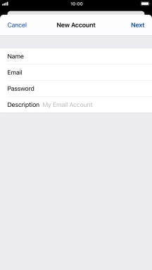 Press Description and key in the required name.
