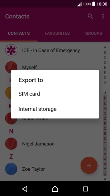 Press SIM card.