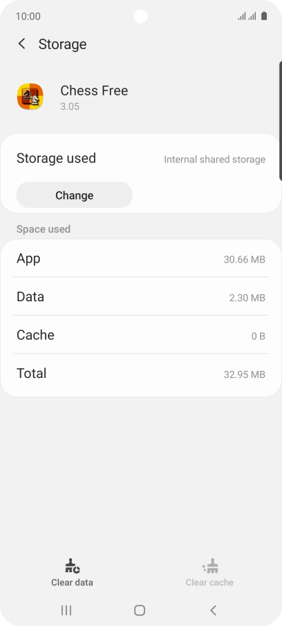 Press the Home key to return to the home screen.