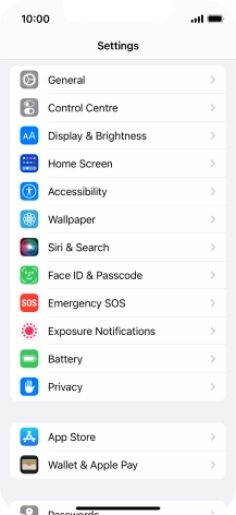 Press Display & Brightness.