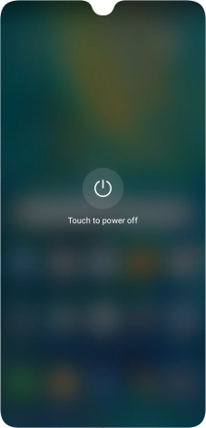 Press Touch to power off.