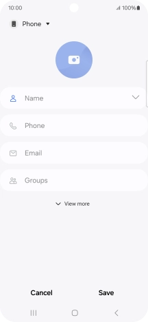 Press the address book drop down list.