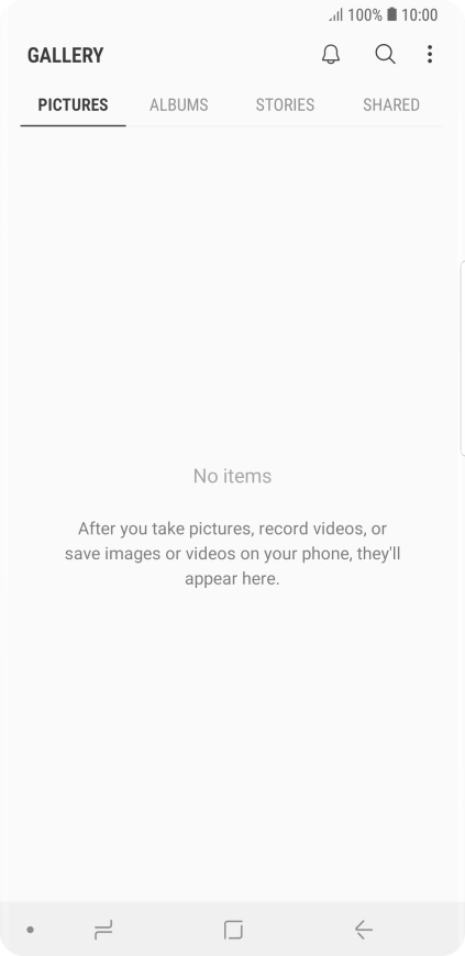 Press ALBUMS and go to the required folder.