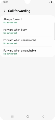 Press the Home key to return to the home screen.