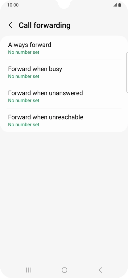 Press the Home key to return to the home screen.