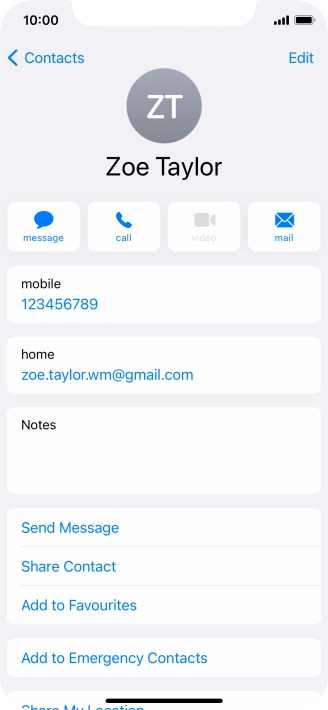 Press the required number.