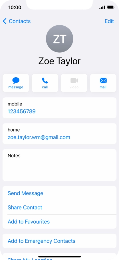 Press the required number.