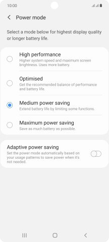 Press the Home key to return to the home screen.