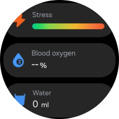 Press Blood oxygen.