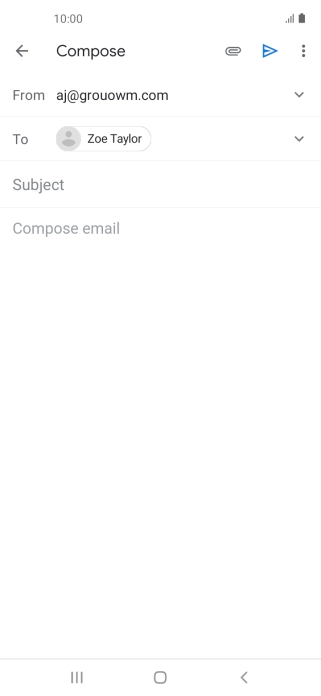 Press Subject and key in the required subject. Press Subject and key in the required subject.