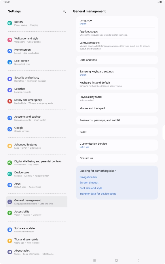 Press Date and time.