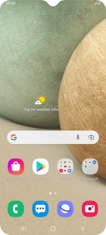 When the battery charging icon is displayed, the battery is charging.