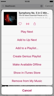 Press Add to a Playlist....