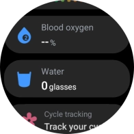 Press Blood oxygen.