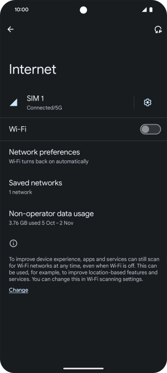 Press the indicator to turn on the function.
