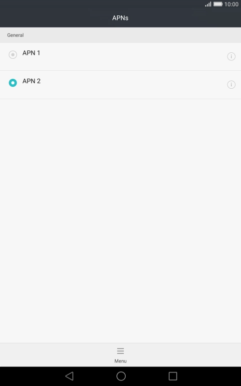 Press the Home key to return to the home screen.