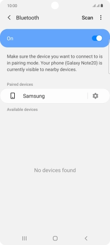 Press the Home key to return to the home screen.