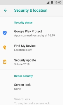 Press the Home key to return to the home screen.