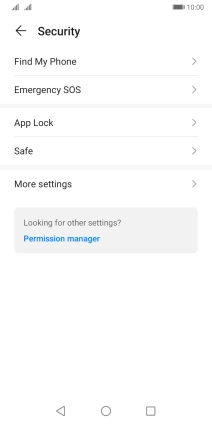 Press More settings.
