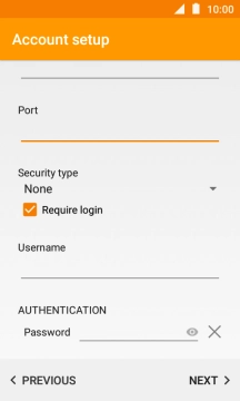 Press the field below 