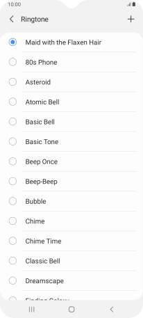 Press the Home key to return to the home screen.