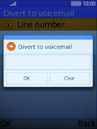 Key in +61414121121 and press the Left selection key.