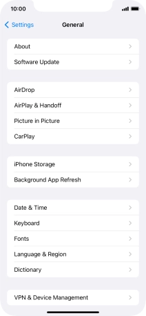 Press Background App Refresh.