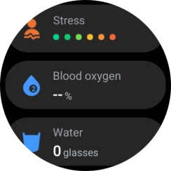 Press Blood oxygen.