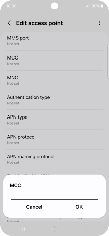 Key in 505 and press OK.