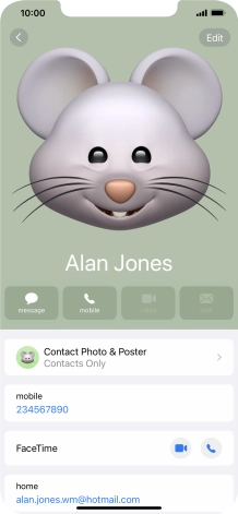 Slide your finger upwards starting from the bottom of the screen to return to the home screen.