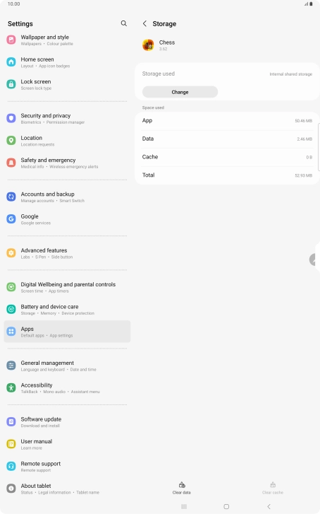 Press the Home key to return to the home screen.