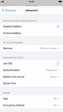 Press Authentication.