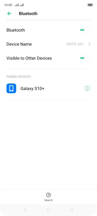 Press the Home key to return to the home screen.