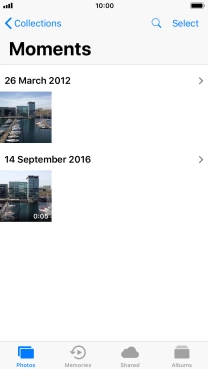 Hard press and hold the required picture until a pop-up menu is displayed.