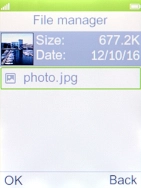 Select the required picture. Select the required picture.