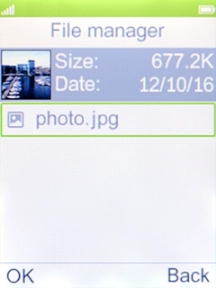 Select the required picture. Select the required picture.