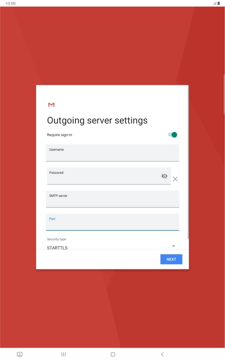 Press the drop down list below 